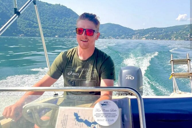 1 Hour Boat Rental Without License 40cv Engine on Lake Como - Self-Drive on Lake Como: no license vibes, 40cv power