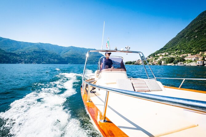 1H Private Cruise on a beautiful wooden speedboat on Lake Como - Stop 6: Torno and Blevio, the eastern shore tone