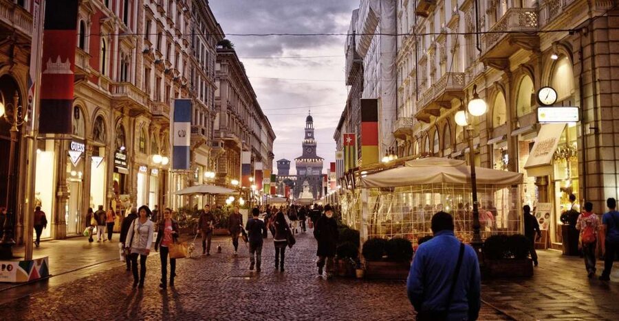 2-Hour Milan by Night Walking Tour - Past Galleria Vittorio Emanuele II to Duomo Square