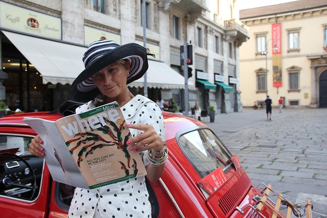 2 hour Vintage Fiat 500 Central City Tour in Milan - San Maurizio al Monastero Maggiore, the Sistine Chapel of Milan feeling
