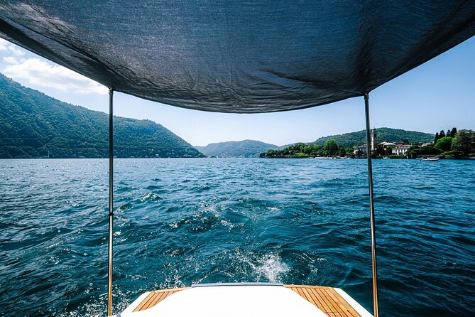 2H Private Cruise Lake Como Tender yacht Invictus 6 pax - George Clooney villas, Il Crotto dei Platani, and the ghosts of Villa Pliniana