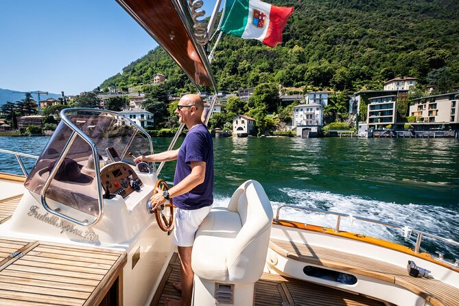 2H Private Cruise on a beautiful wooden speedboat on Lake Como - Key points to know