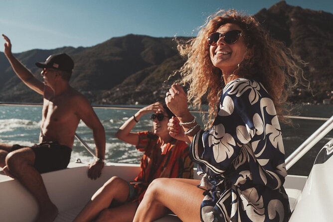 4 Hours Private Boat Cruise on Lake Como - Bellagio, Varenna, and the Spartivento tip for aperitif and swim time