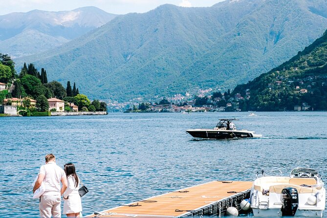4H Como Lake Cruise drop of Bellagio and Varenna on Tender Yacht - From Como pier to the Villa Olmo area: seaplanes and showpiece architecture