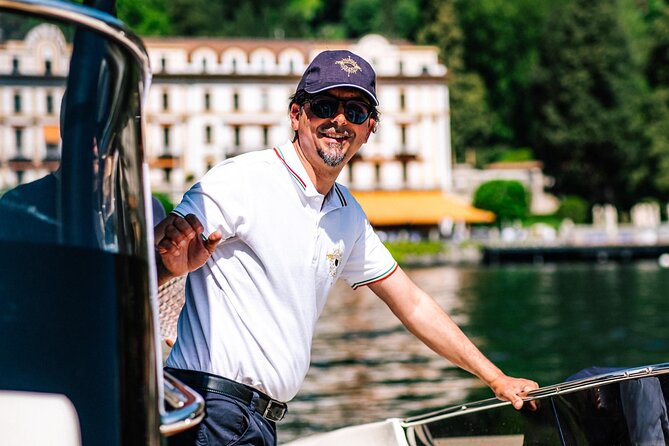 4H Private Cruise Bellagio Varenna Tender Yacht Invictus 6 Pax - Cernobbio and Tavernola: Villa Erba and Villa d’Este area passing