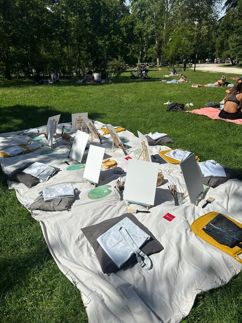 Art in the Park: Paint 'n Sip at Parco Sempione - How the two-hour painting lesson actually works