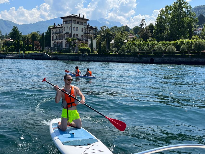 Bellagio Lake Como: Stand up Paddle Rental - Ponte del Diavolo Beach and the Nearby Villa Lucertola