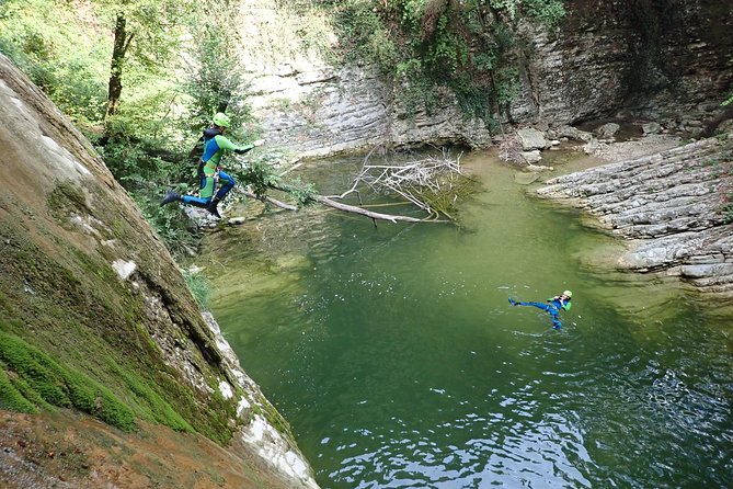 Canyoning "Vione" - advanced Canyoningtour also for sportive beginner - Key highlights at a glance