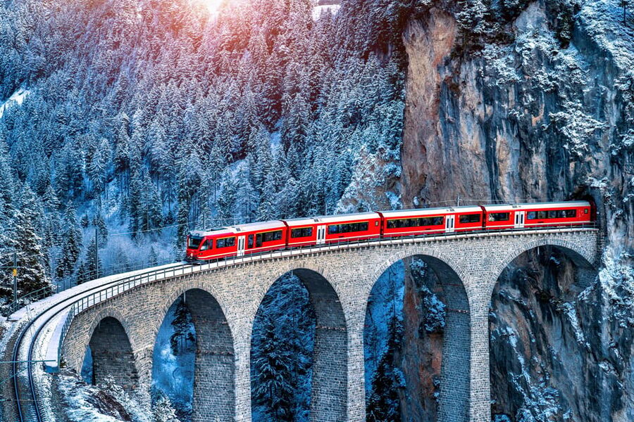 From Milan: Bernina Train Guided Tour to St. Moritz - The Bernina Train ride, UNESCO engineering in real time