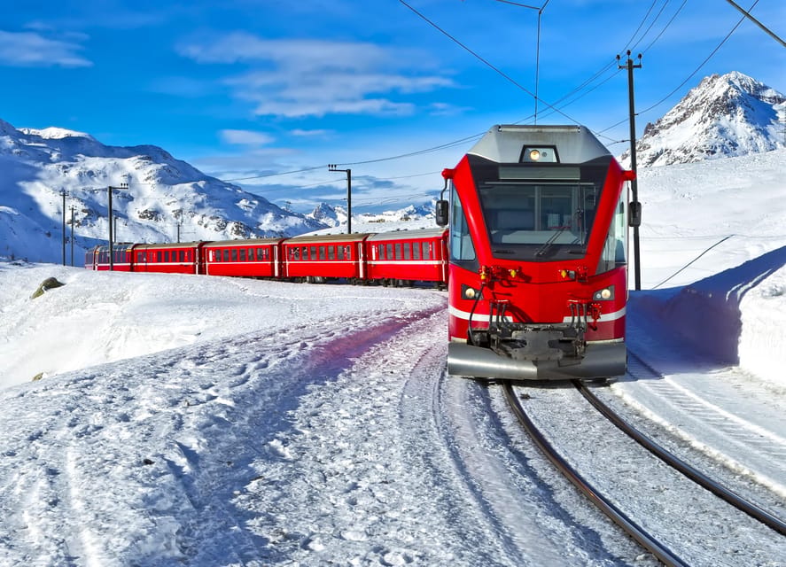 From Milan: Bernina Train, Swiss Alps & St. Moritz Day Trip - Tirano break and the return to Milan by coach