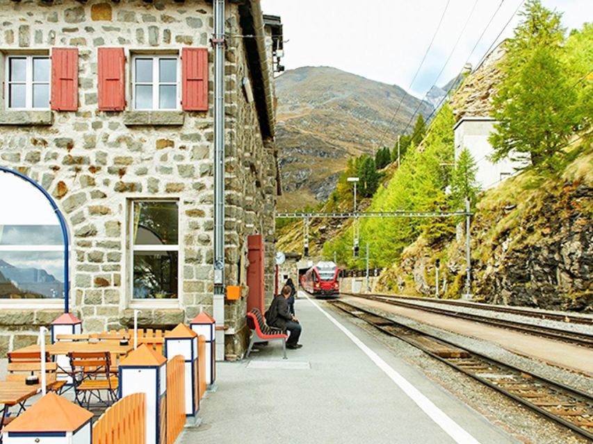 From Milan: St Moritz & Alps Day Trip with Bernina Red Train - St. Moritz free time: lake walks, cobbles, and expensive-looking storefronts