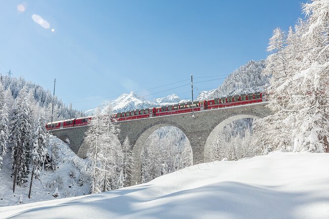 From Milan: St. Moritz and Panoramic Bernina Express Tour - The Bernina scenery checklist: Pass peaks, Alp Grüm, Brusio spiral viaduct