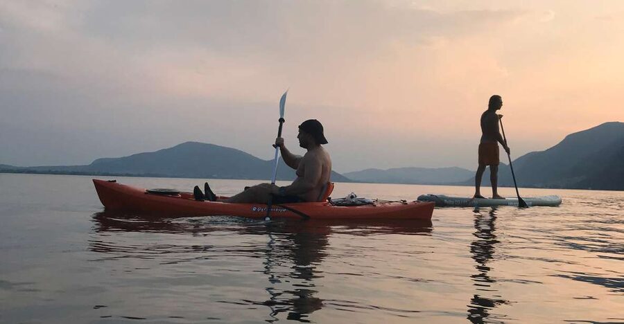 Iseo Lake: rental of kayaks in Pilzone di Iseo - What you actually see from the water on Lake Iseo