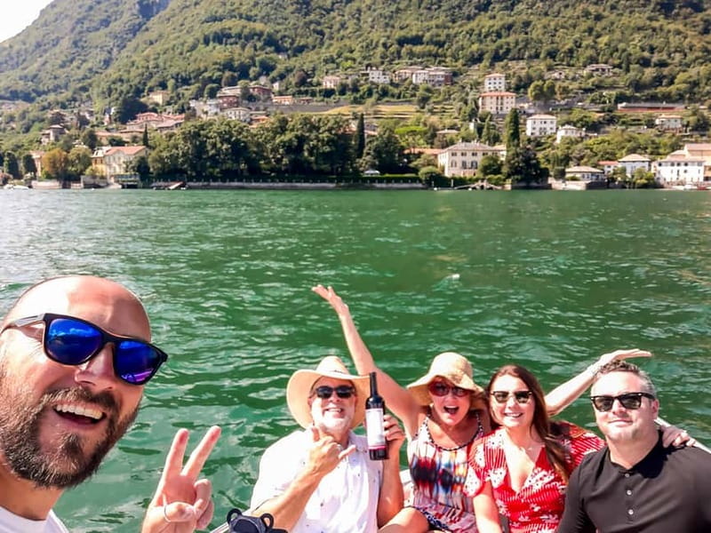 Lake Como: 2h Shared Boat Tour with Wine Tasting - Cernobbio, Villa dEste area, and the early photo hits