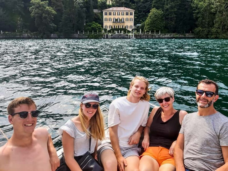 Lake Como: 2h Shared Boat Tour with Wine Tasting - Moltrasio and Villa Erba to the Moltrasio shoreline