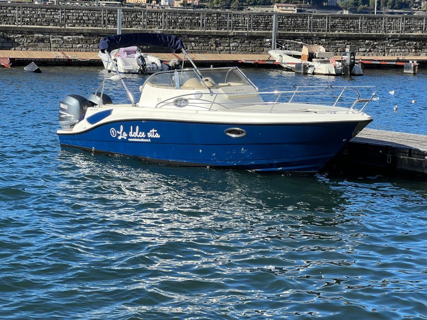 Lake Como: Dreamer Private Tour 1 hour Eolo boat - Key highlights at a glance
