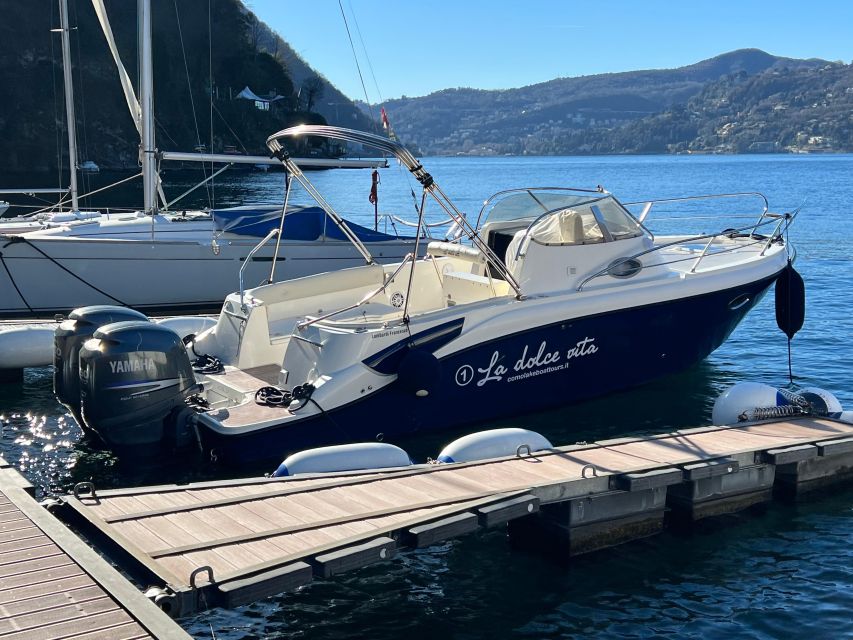 Lake Como: Dreamer Private Tour 1 hour Eolo boat - Laglio and Villa Oleandra: the George Clooney moment
