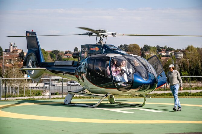 Lake Como Helicopter Tour with Stop for Lunch - Lake Como helicopter tour with lunch at La Madonnina di Barni: the core idea