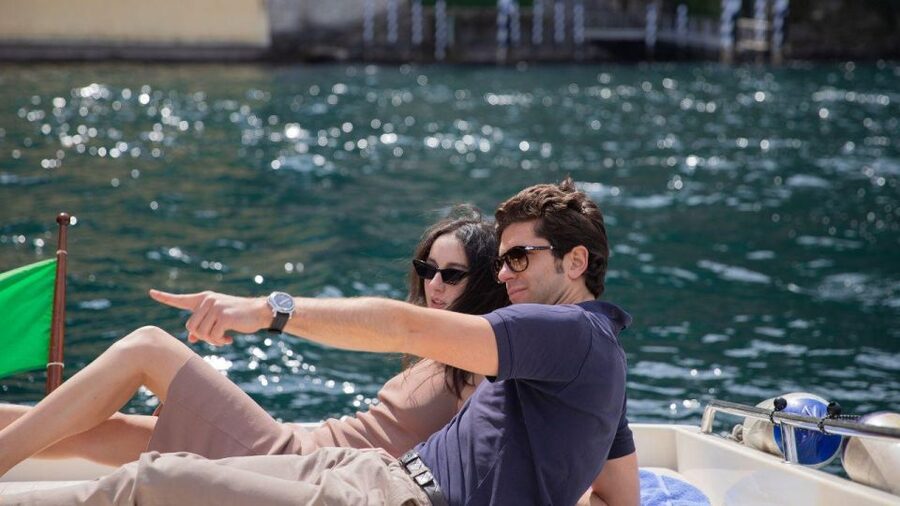 Lake Como: Private Southwest Coast Boat Tour - Cernobbio and Laglio: villa walls, gardens, and cypress-lined views