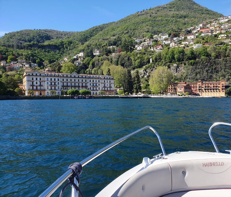 Lake Como Rent: 1-Hour Boat Rent Without License - Comfort details: canopy shade, music, and a boat that fits real groups