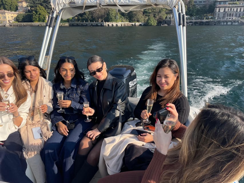 Lake Como: Shared Boat Tour with Prosecco Aperitif - Prosecco aperitif, plus non-alcoholic choices, and what to expect from the drinks