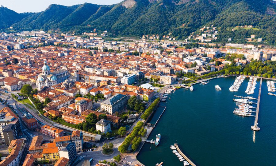 Lake Como: Shared or Private 3 Hours Boat Tour with Aperitif - Stop-by-Stop Breakdown, From Tempio Voltiano to Villa Olmo