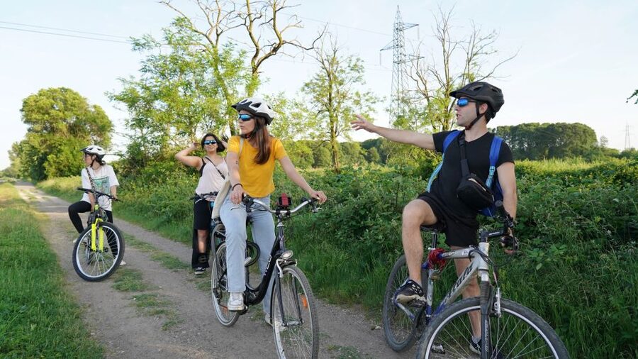 Milan: Bike Tour with Picnic on the turtle lake - Stop 2 Parco delle Cave: Sunset Timing and Wildlife Moments