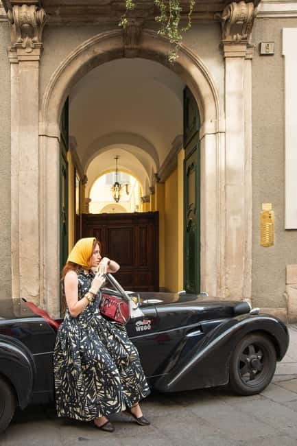 Milan: City Highlights Private Tour by Vintage Car - Via Monte Napoleone: Where Milan Turns Serious and Stylish