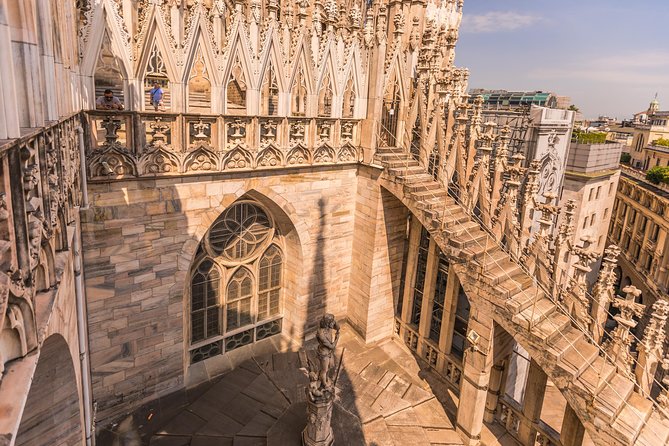 Milan Duomo Rooftop Terrace Guided Tour - The near-50-steps climb to the highest point