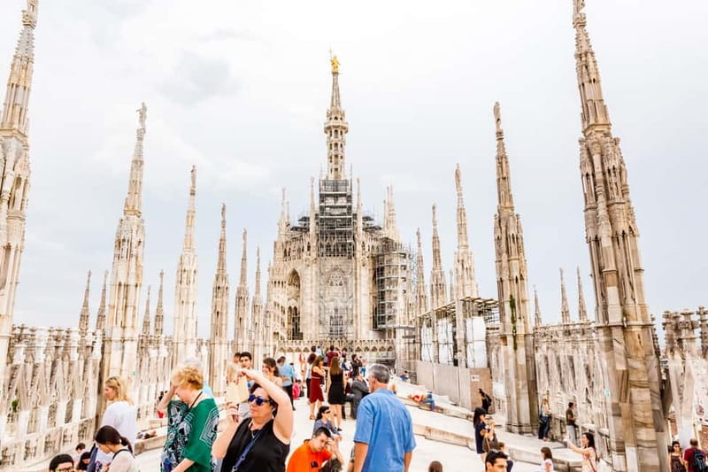Milan Duomo Rooftops Tour + Optional Hop-on-Hop-off ticket - Terraces Essentials: No Toilets, Bring Water, Protect Yourself