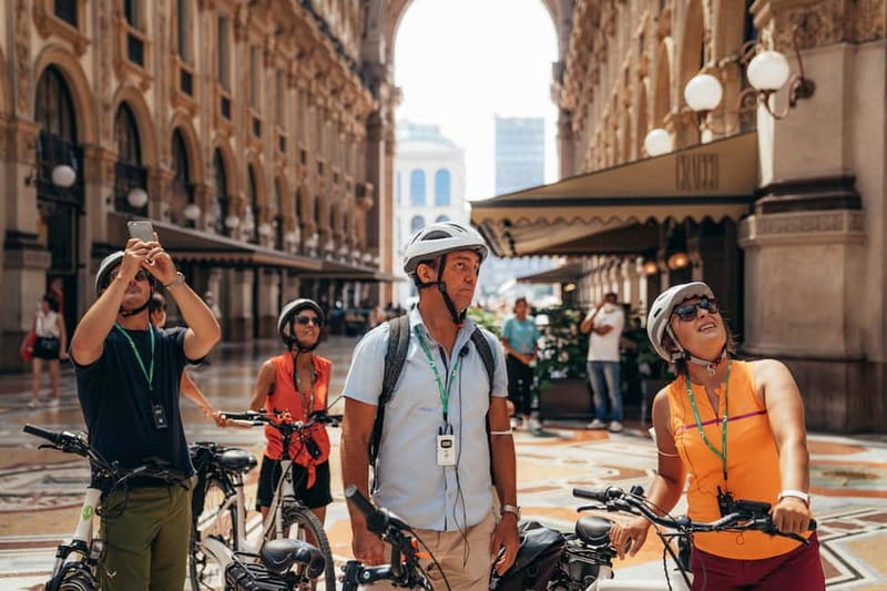 Milan: Highlights and Hidden Gems E-Bike Tour - Sempione Park and Vittorio Emanuele Gallery, the “slow down” moments