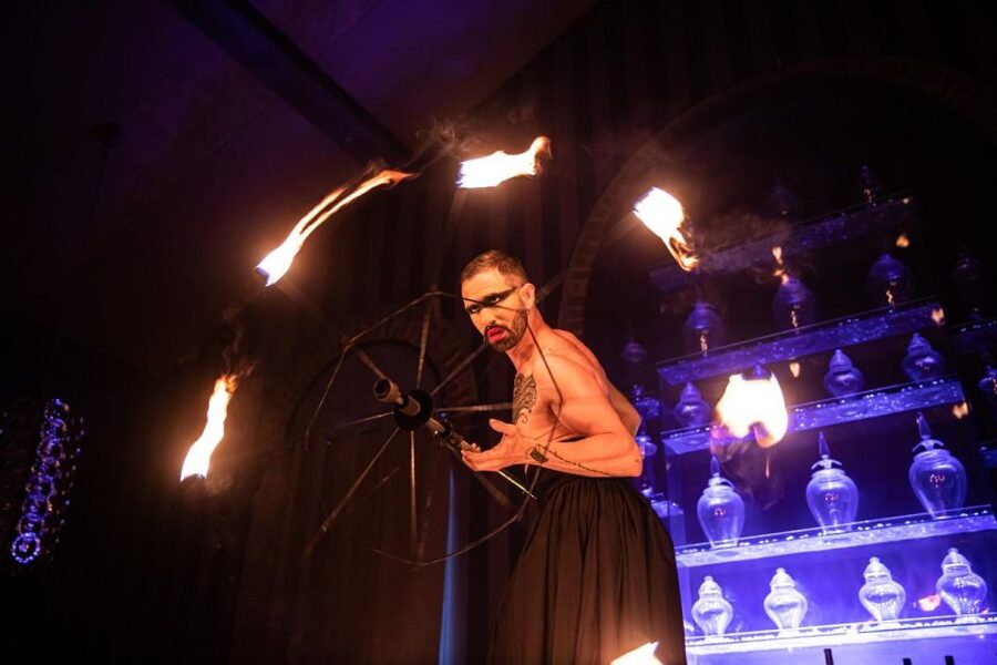 Milan: Maison Milano Dinner and Show - Fire performers in the room, and the crowd energy you should expect