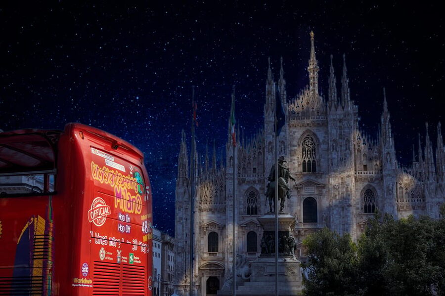 Milan: Night Tour by Bus - Timing: the 7:30 pm to 8:45 pm departures
