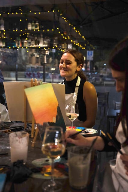 Milan: Paint 'n Sip Class - The Painting Fundamentals Part: You Actually Learn Something
