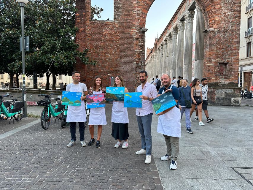 Milan: Paint 'n Sip Class - Your Materials Are Taken Care Of