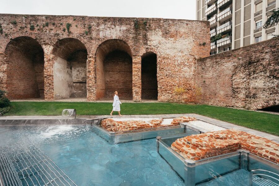 Milan: QC Termemilano Spa Admission Ticket - The wellness path: steam, whirlpools, and Kneipp steps you can actually use