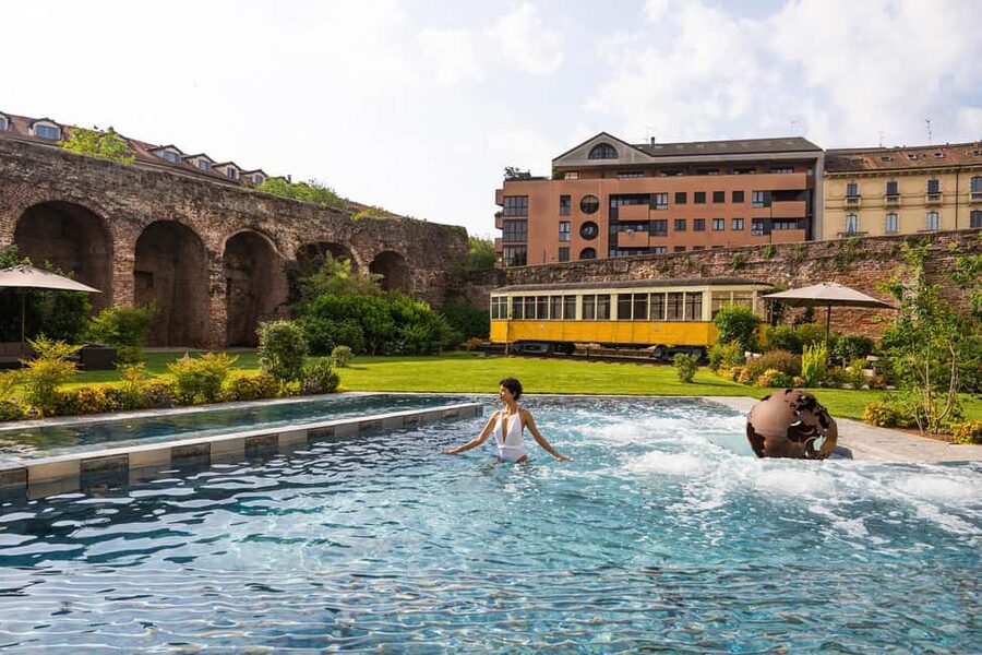 Milan: QC Termemilano Spa Admission Ticket - Your 4-hour access plan: pools, steam, Kneipp paths, and relaxation rooms