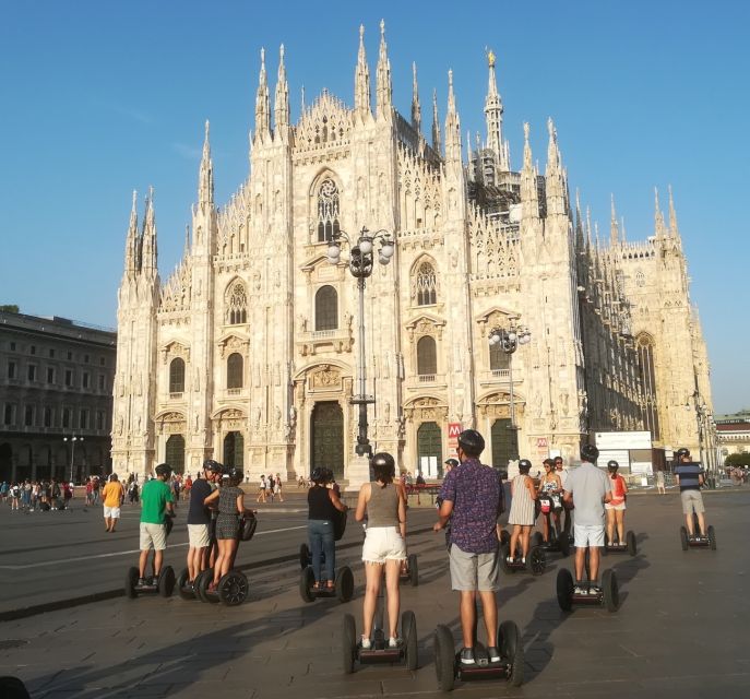 Milan: SEGWAY Tour with Live Tourist Guide 3 hours & half - Getting on the Segway: helmet rules and who should pass