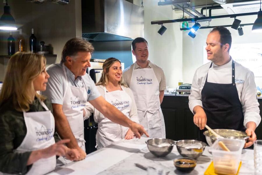 Milan: Small-group Pasta & Gelato Class with Unlimited Wine - Wine at the table: unlimited during the meal
