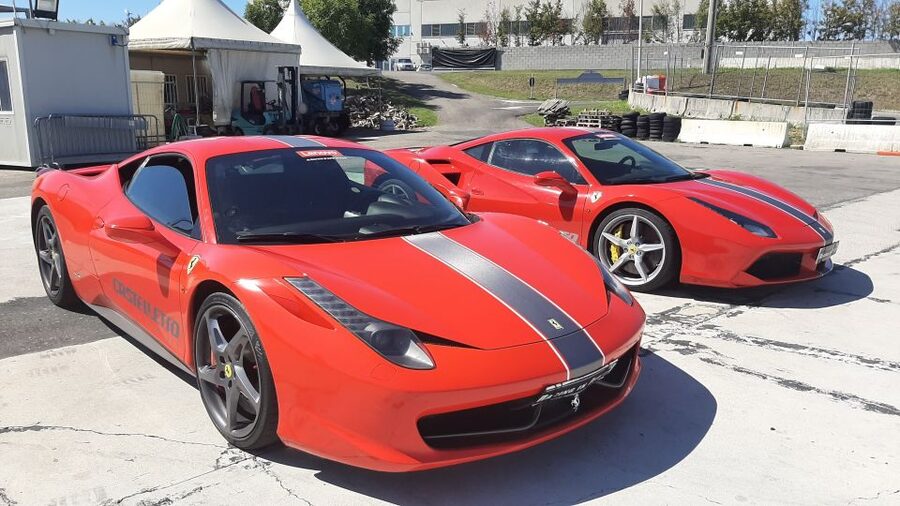 Milan: Test Drive a Ferrari 458 on a Race Track with Video - The Ferrari 458 part: sound, feel, and 570Hp in a controlled setting