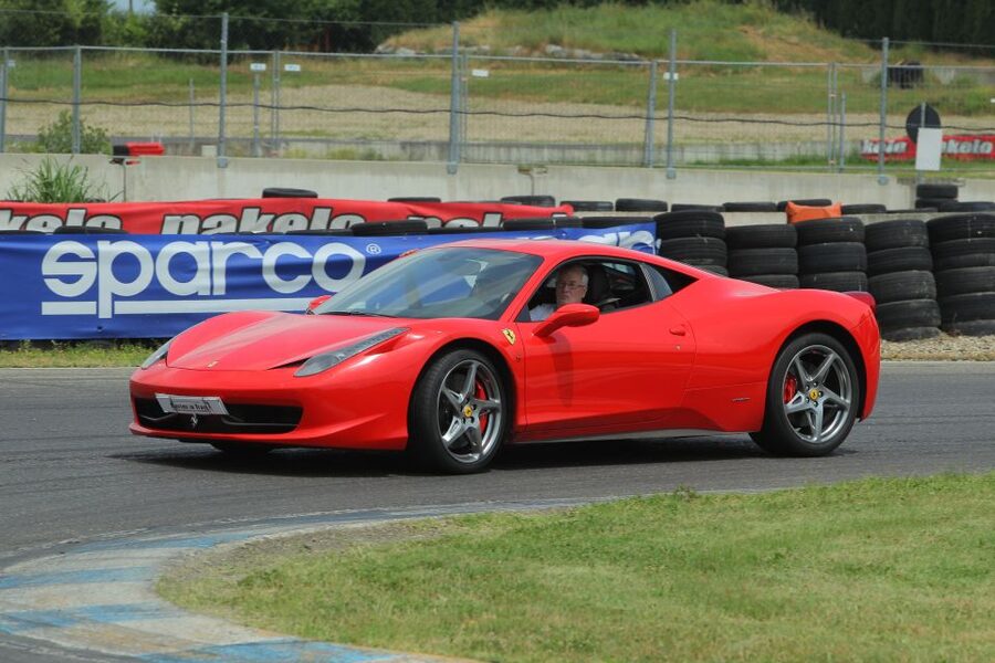 Milan: Test Drive a Ferrari 458 on a Race Track with Video - Your onboard video and telemetry, why it is worth paying attention to