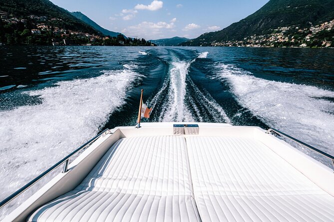 Private Cruise on Lake Como with Luxury Motorboat from 1H to 4H - Back toward Como: Mandarin Oriental, Villa Troubetzkoy, and the city villas