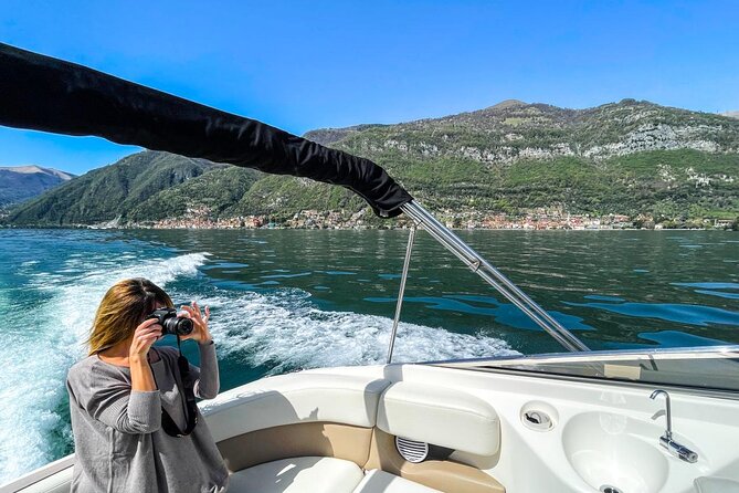 Private Guided Tour by Speedboat on Lake Como from 1H to 4H - Gulf of Venus, Lenno, and Tremezzina: villa views with practical swim pacing