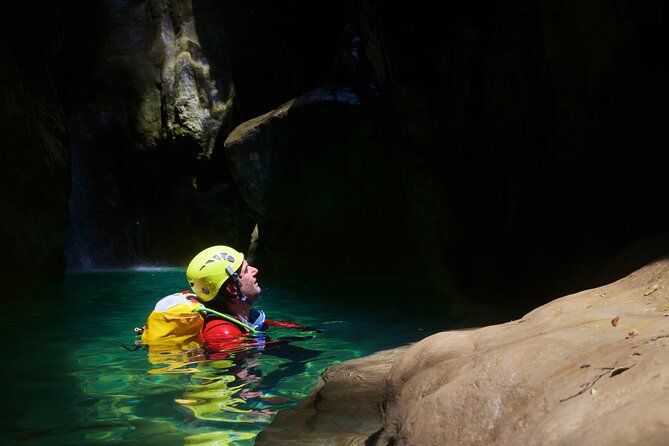 Private Half Day Canyoning Tour in Gordona - The “wet work” part: walking in the streambed and dealing with slippery rock