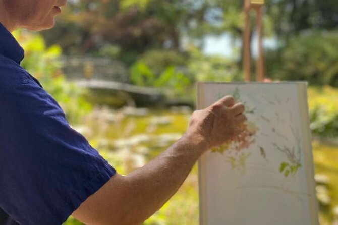 Private painting class on Lake Como shores Bellagio - Step-by-step: how the class usually flows
