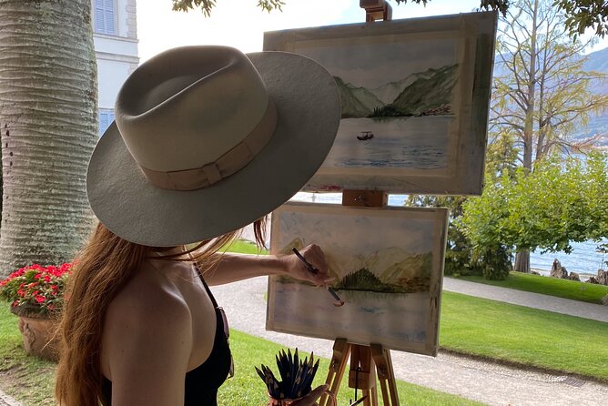 Private painting class on Lake Como shores Bellagio - Why the private format is worth it