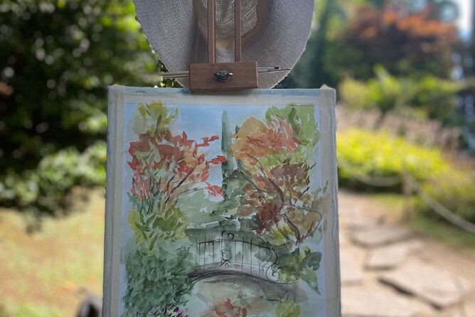 Private painting class on Lake Como shores Bellagio - The one drawback to plan around