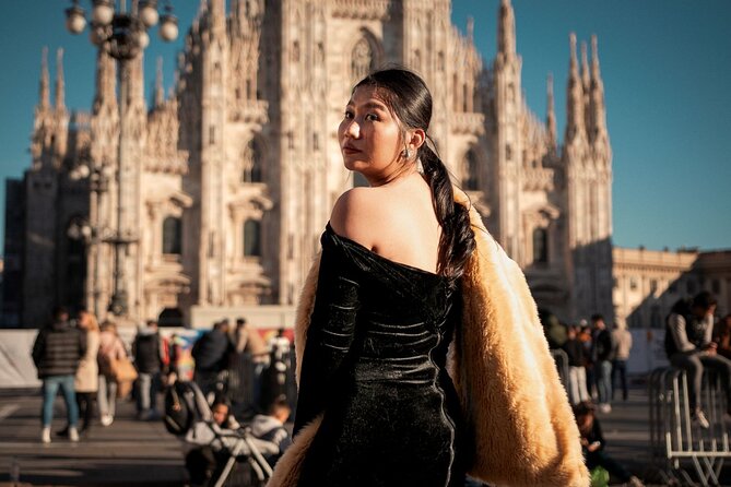 Private Professional Photoshoot at Milan Duomo - Where the magic angles are: arches, positioning, and natural posing
