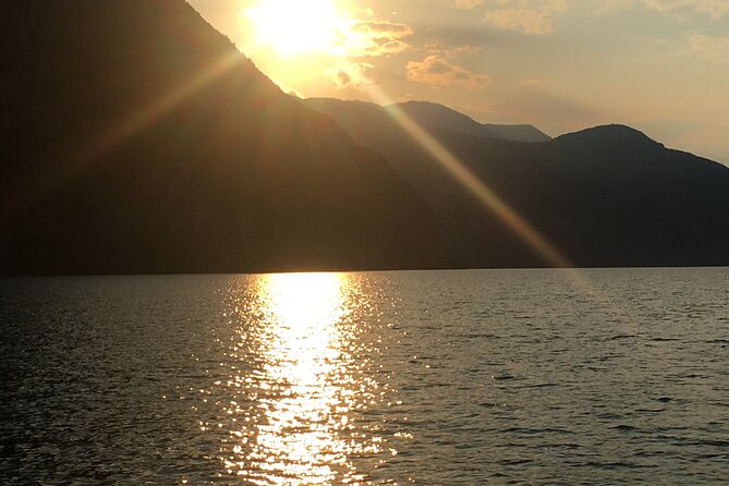 Sailing at Sunset on Lake Como: How to escape from daily routine - Stop 1: The Lake Como Swim Break and Relax Moment