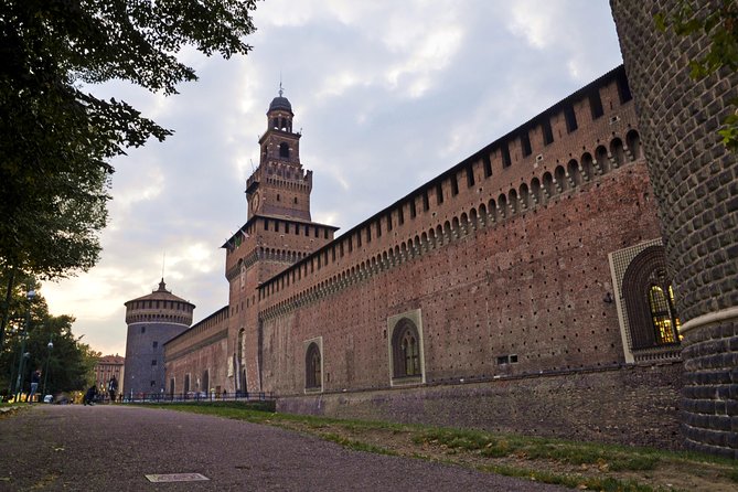 Skip the Line: Essential Milan Tour Including Da Vinci's 'The Last Supper' - Sforza Castle courtyards, a strong Milan contrast